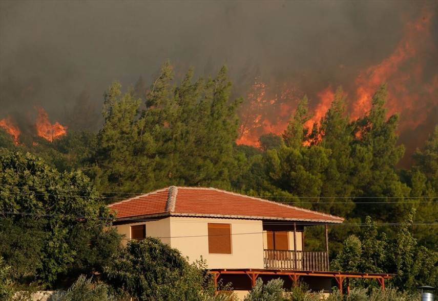 Турцию охватили масштабные лесные пожары (Фото)