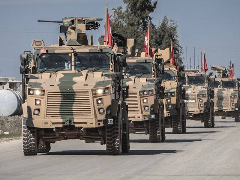 Сирия атаковала турецкий конвой, направленный в помощь боевикам в Идлибе