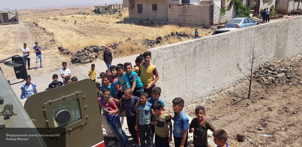 Российские военные доставили гумпомощь жителям сирийской провинции Даръа