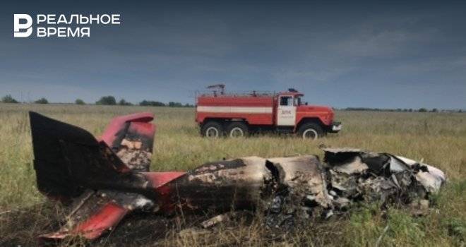 В Самарской области рухнул одноместный самолет Як-55