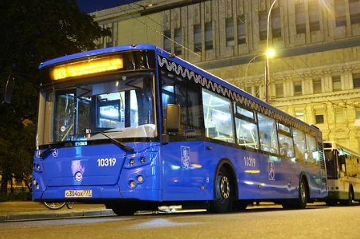 Два новых ночных маршрута автобусов появятся в Москве