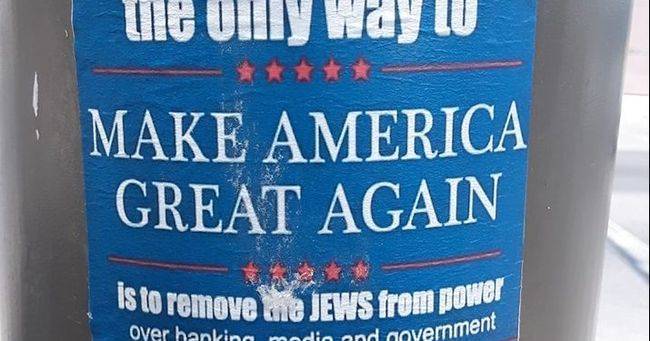 Листовки с теорией еврейского заговора распространяют в США