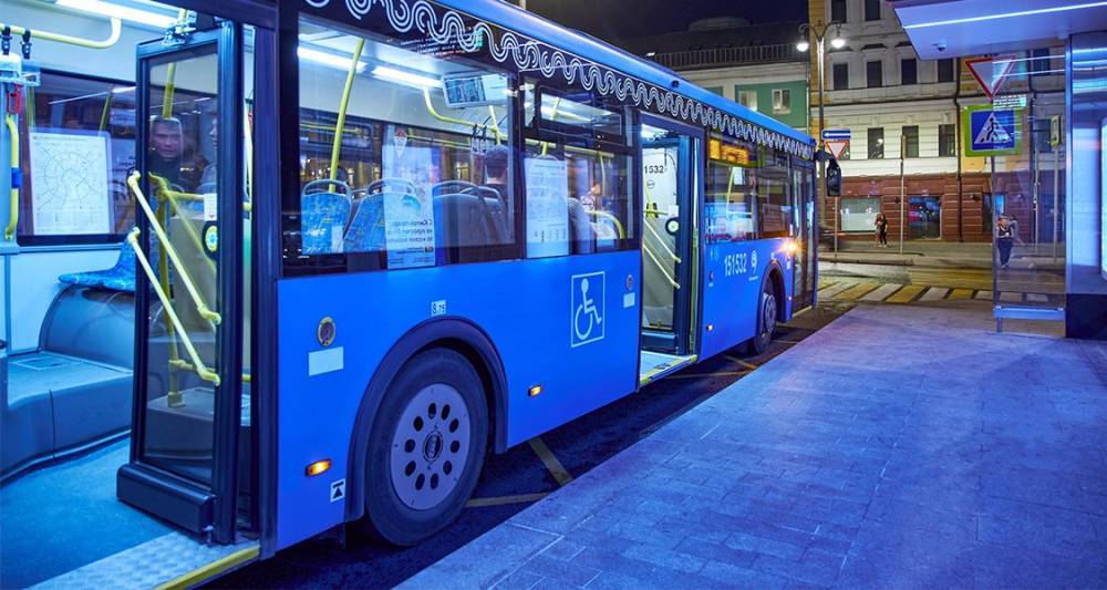Два новых ночных автобусных маршрута запустят в Москве