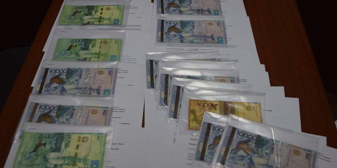 Почти 5 млн фальшивых тенге обнаружили в Алматы за полгода (видео)
