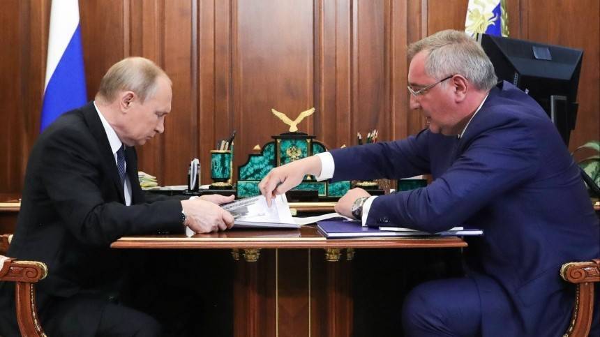 Рогозин представил Путину робота Федора | Новости | Пятый канал