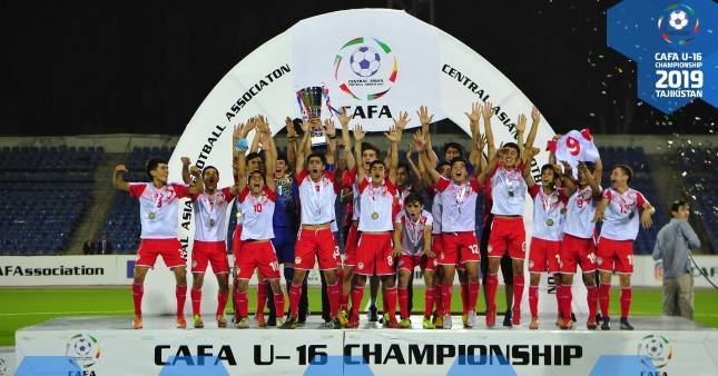 Юношеская сборная Таджикистана (U-16) стала победителем чемпионата CAFA-2019