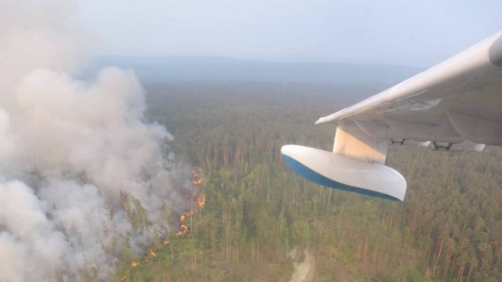 Авиация Минобороны ликвидировала задымление в Красноярском крае