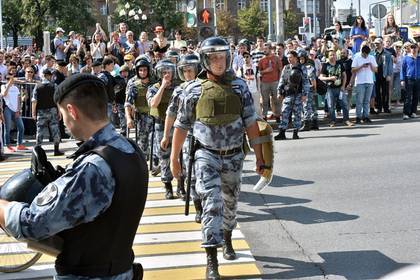 Полицейские остались без премий за разгон митинга в Москве