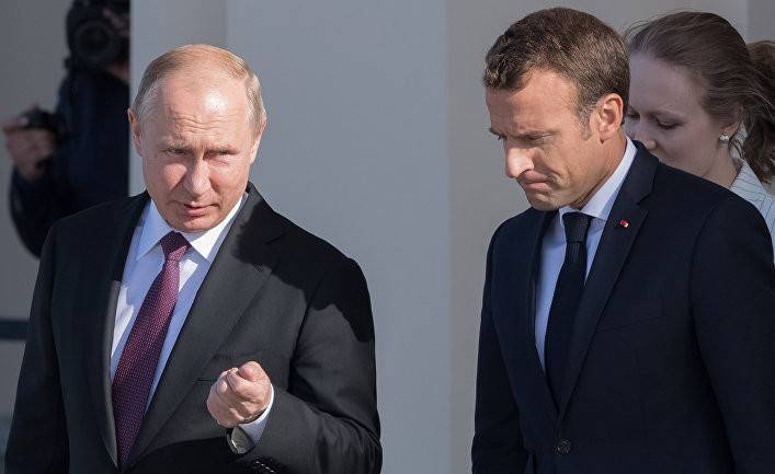 Le Monde: начало потепления между Макроном и Путиным