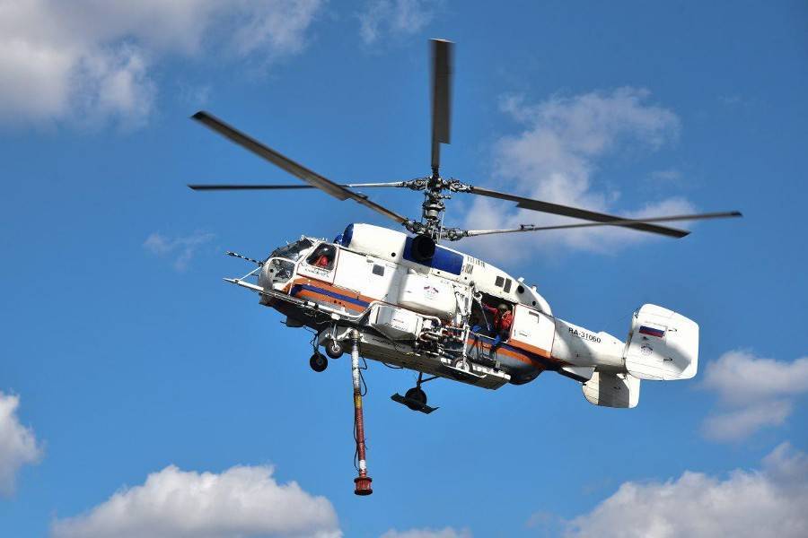 Вертолет МАЦ эвакуировал двух пострадавших в ДТП в ТиНАО