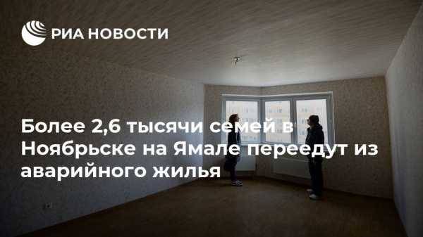 Более 2,6 тысячи семей в Ноябрьске на Ямале переедут из аварийного жилья
