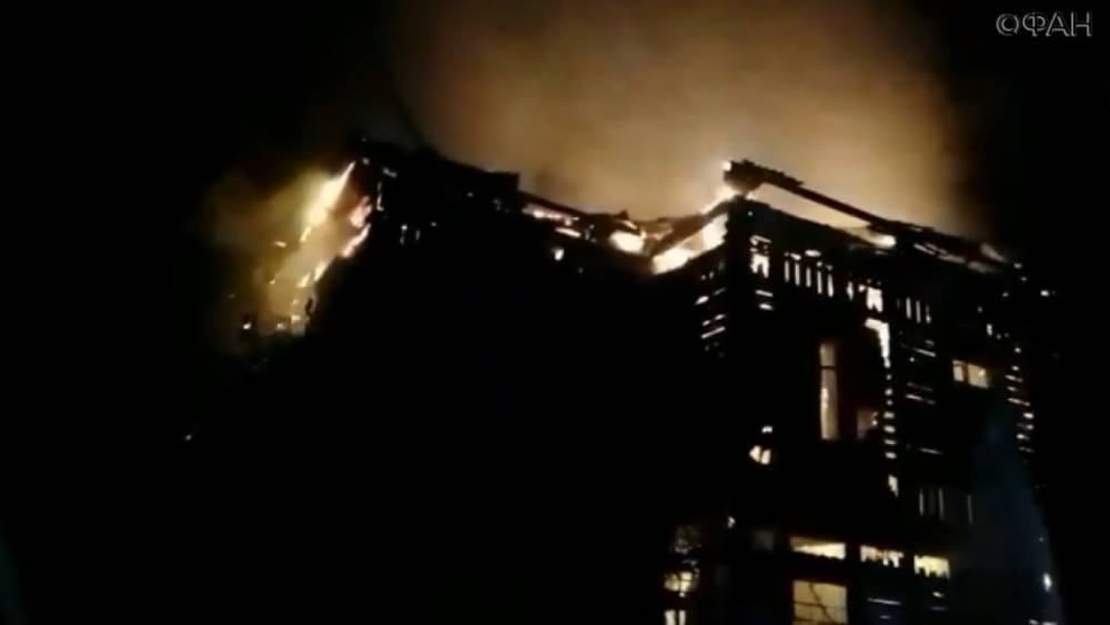 Опубликовано видео с места смертельного пожара в Саратове