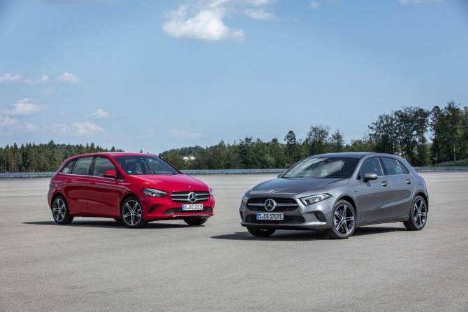Новые Mercedes A-Class и B-Class получили гибридные версии