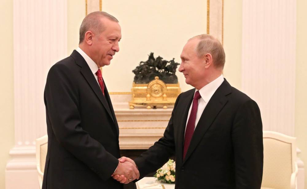 В Кремле не исключили возможность телефонного разговора Путина и Эрдогана