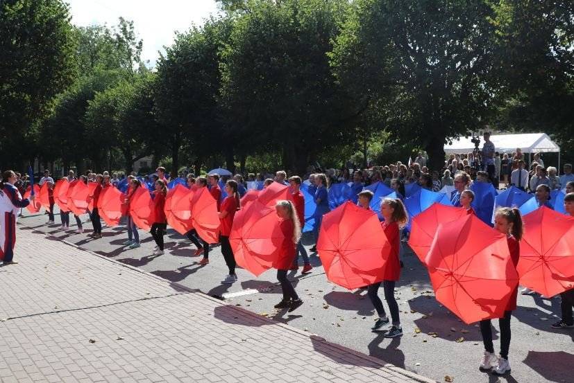 В Пушкинском районе Санкт-Петербурга отметили День Государственного флага