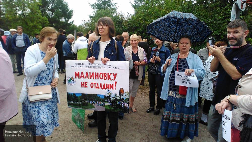 Беглов поблагодарил активистов за упорную защиту парка «Малиновка»