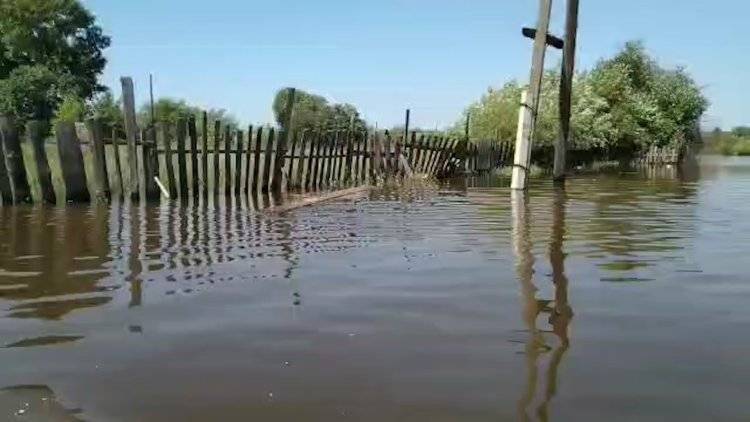 Вода покинула дома, подтопленные паводком после тайфуна в Приморье