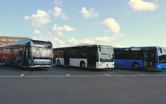 В Санкт-Петербург на тесты прибыли электробусы из Вологды и Германии