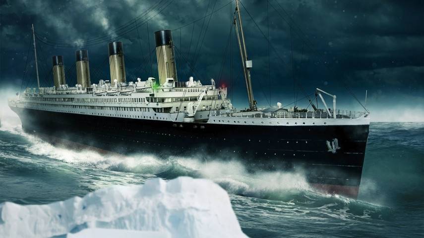 Затонувший 107 лет назад Титаник на глубине 3750 метров (Видео)