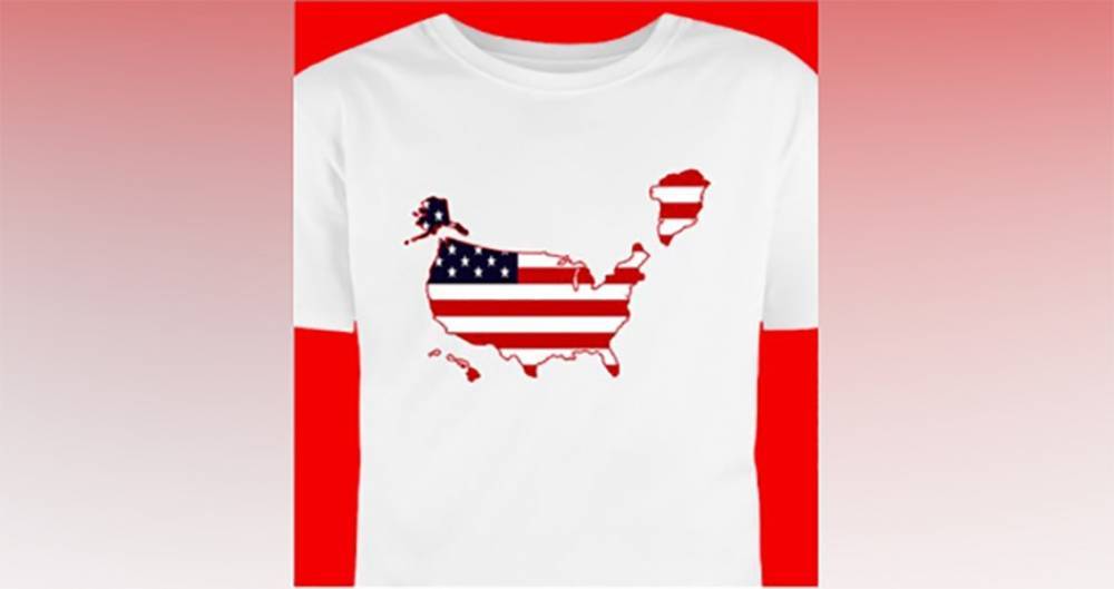 В США выпустили футболки с Гренландией в составе страны