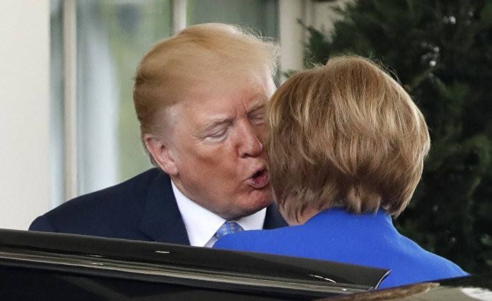 РГ: разговаривать Трампу с Меркель — только ругаться