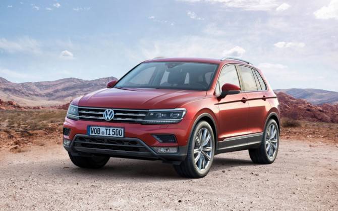 Минимальная цена Volkswagen Tiguan за последние два года выросла на 150 тысяч рублей