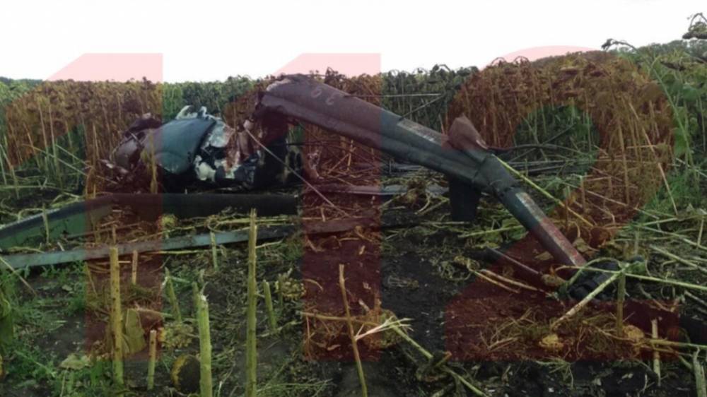 На Кубани во время сельхозработ разбился вертолет