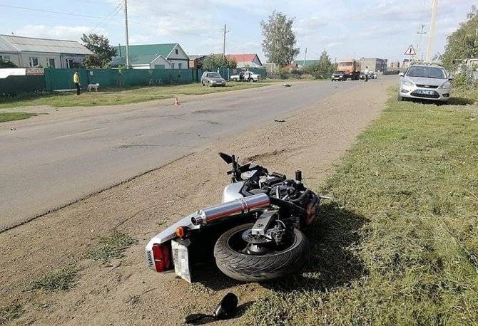 Мотоциклист пострадал в ДТП в Башкирии