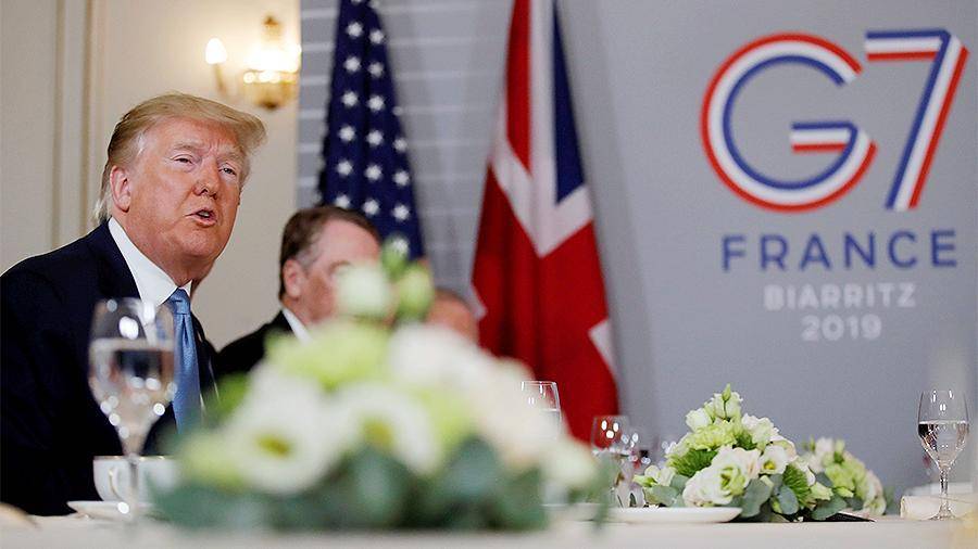 Трамп опроверг информацию о напряженных отношениях с лидерами G7