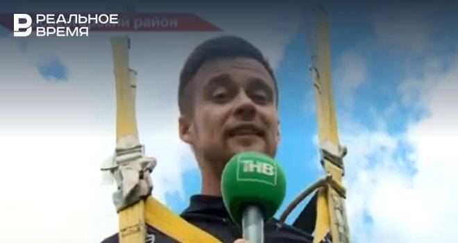 Под Казанью юнармейцы готовятся прыгнуть с парашютом в военно-патриотическом лагере — видео
