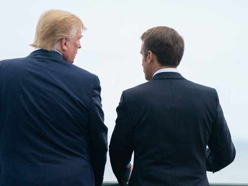 Трамп и Макрон достигли сближения позиций по Ирану и торговым отношениям