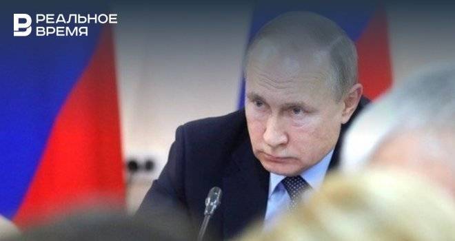 Путин проведет совещание по реальному сектору экономики