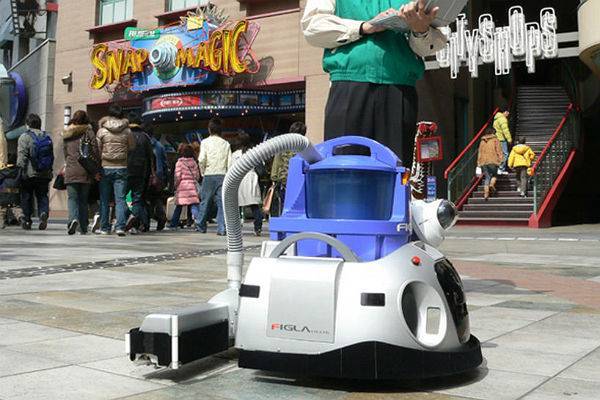 В Китае вышли на работу роботы-уборщики на технологиях 5G