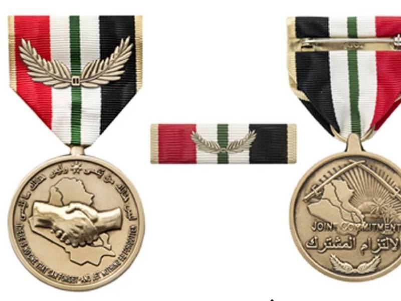 Американец собирает деньги на медали, обещанные Ираком восемь лет назад