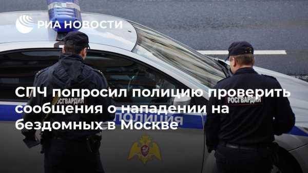 СПЧ попросил полицию проверить сообщения о нападении на бездомных в Москве