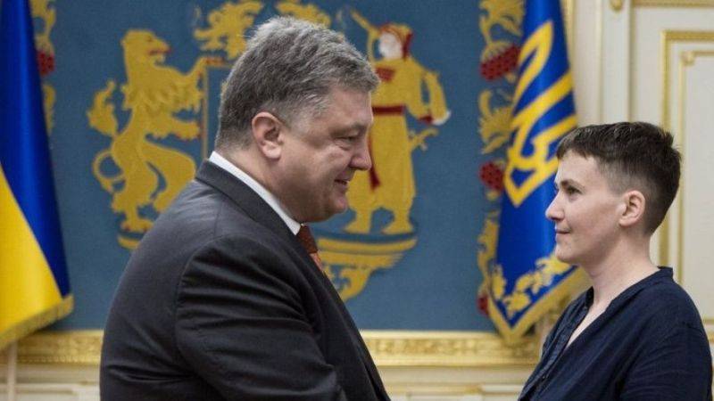 Савченко готовит передачки для Порошенко и Луценко