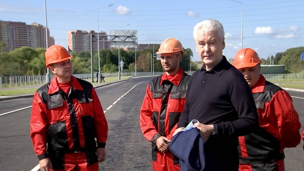 Собянин открыл дублер Остафьевского шоссе в Новой Москве