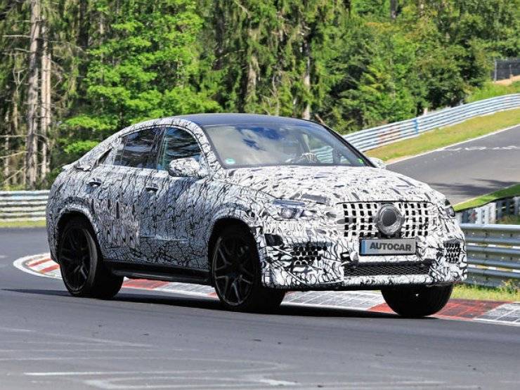 Новейший Mercedes-AMG GLE 63 Coupe попал в объективы шпионов на Нюрбургринге