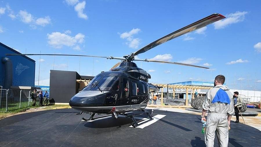 В России показали вертолет «Ансат» в стиле Aurus