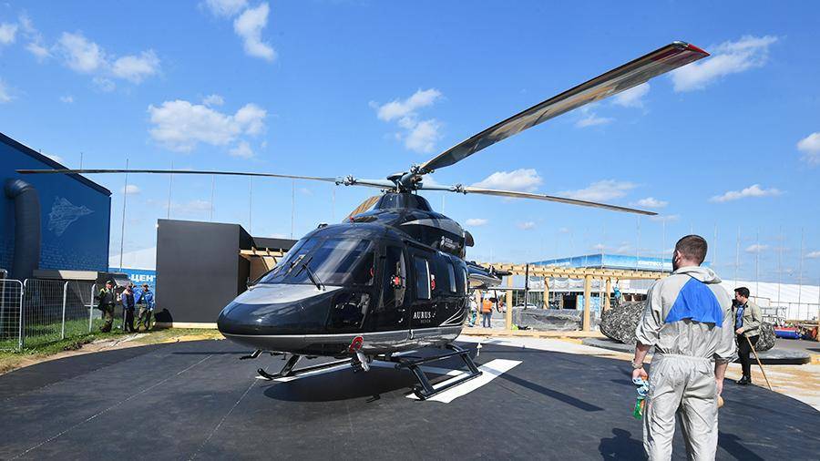 Люксовый вертолет в стиле Aurus показали на «МАКС-2019»