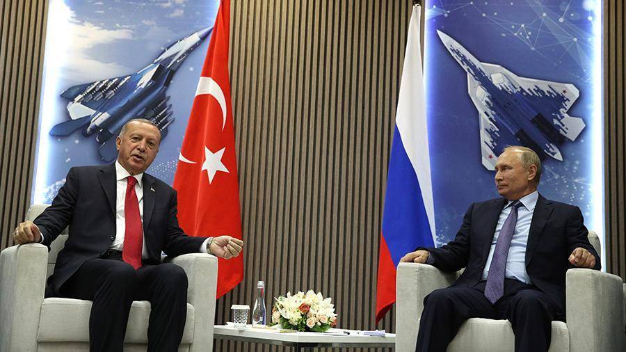 Путин обсудил с Эрдоганом совместную работу по Су-57 и другим самолетам