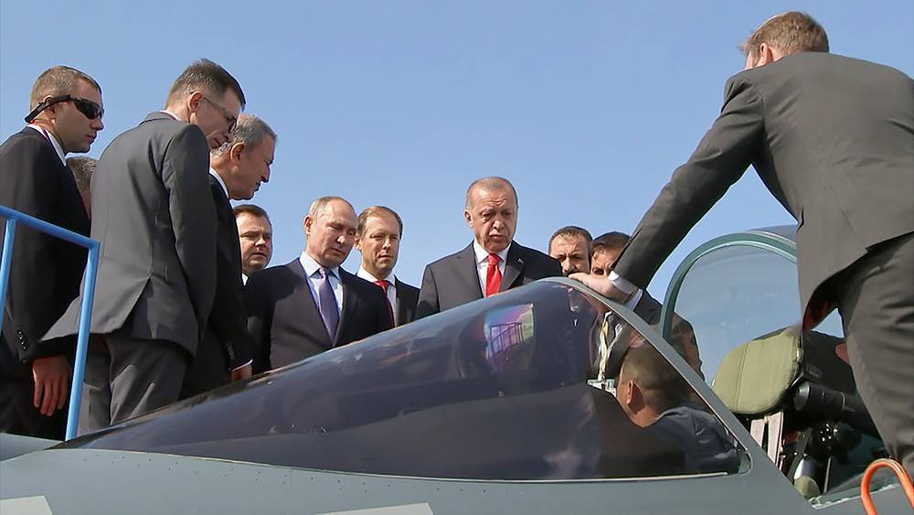 Путин разрешил Эрдогану заглянуть в кабину Су-57