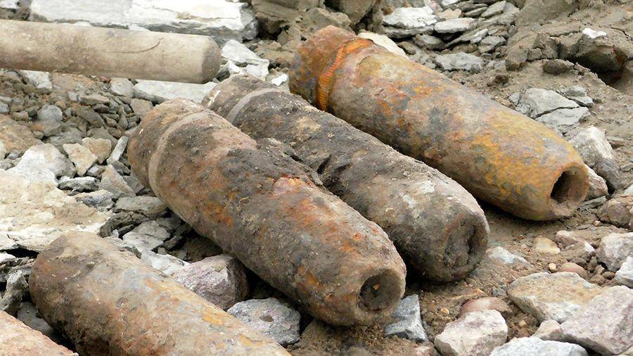 На стройке в Москве нашли шесть снарядов времен войны