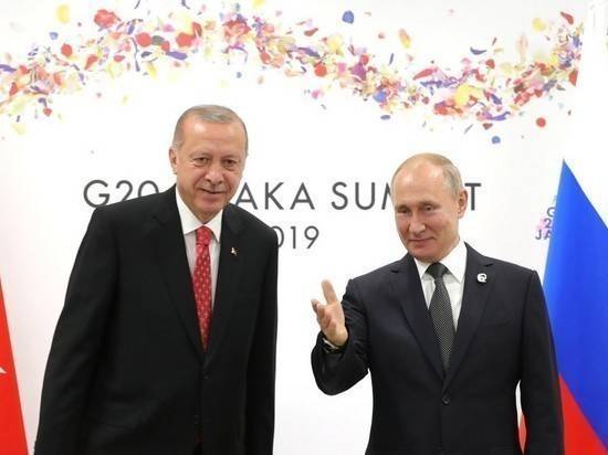 Путин и Эрдоган рассмеялись после диалога о покупке Турцией Су-57