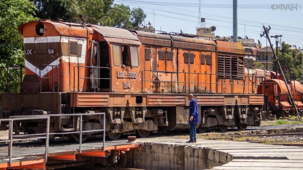 Железные дороги Сирии восстанавливаются после войны — репортаж ФАН со станции в Алеппо
