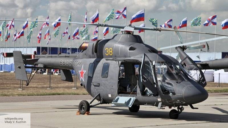 Российские разработчики представили на МАКС-2019 вертолет в стиле Aurus