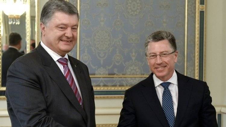 Порошенко обсудил с Волкером усиление санкционного давления на Москву