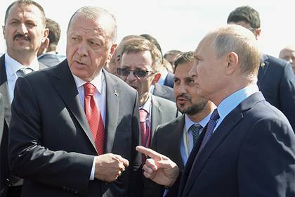 Путин показал Эрдогану лимузин Aurus