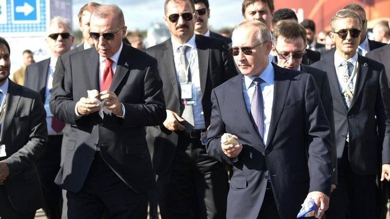 Путин заявил, что РФ и Турция выступают за территориальную целостность Сирии