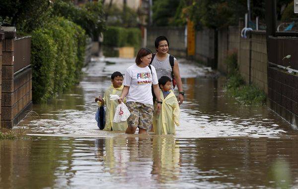 Наводнение в Японии: уже трое погибших — Происшествия, Новости Азии
